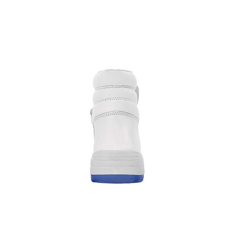 Bota blanca antimicrobiana FRAGUA VELCRO TOTALE S2 BLANCO 269 vista posterior
