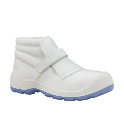 Bota blanca antimicrobiana FRAGUA VELCRO TOTALE S2 BLANCO 269
