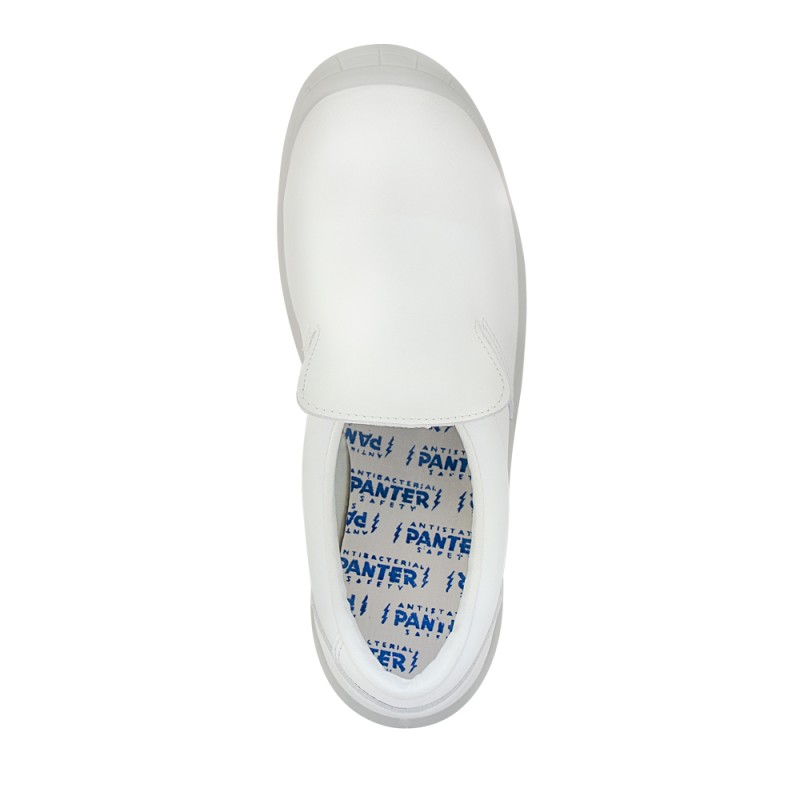 Zapato antimicrobiano CANELA TOTALE S2 BLANCO SY 269 vista superior