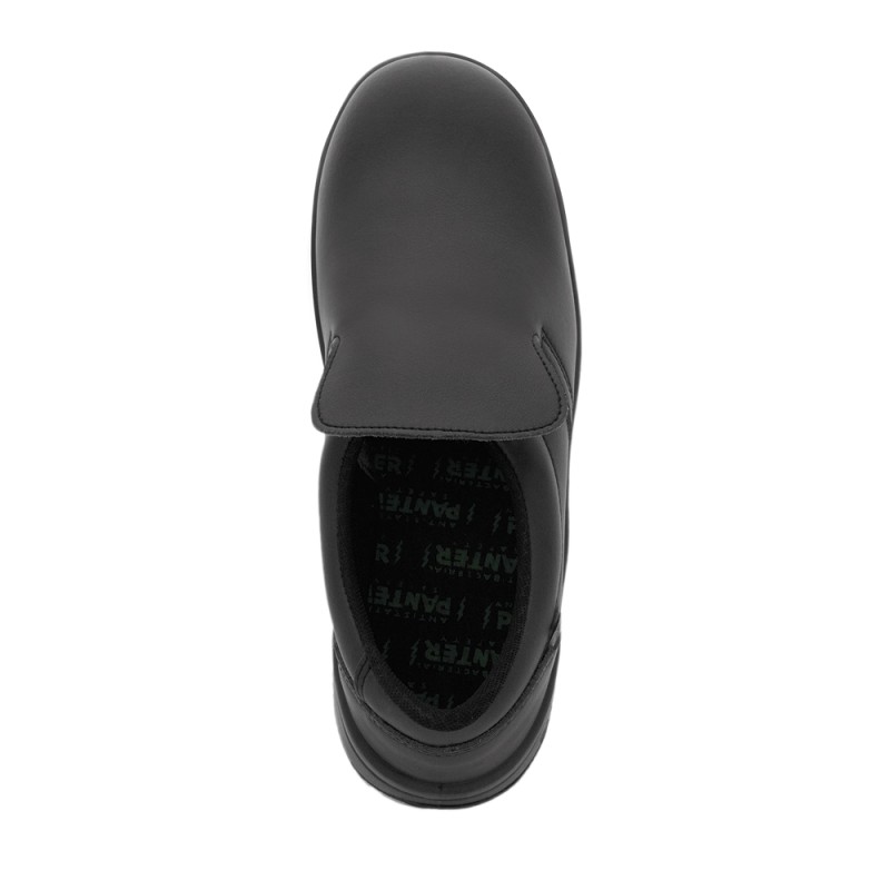 Zapato antimicrobiano ZAGROS O2 NEGRO SY HIDROGRIP ELÁSTICO vista superior