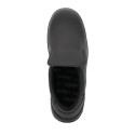 Zapato antimicrobiano ZAGROS S2 NEGRO SY HIDROGRIP ELÁSTICO vista superior