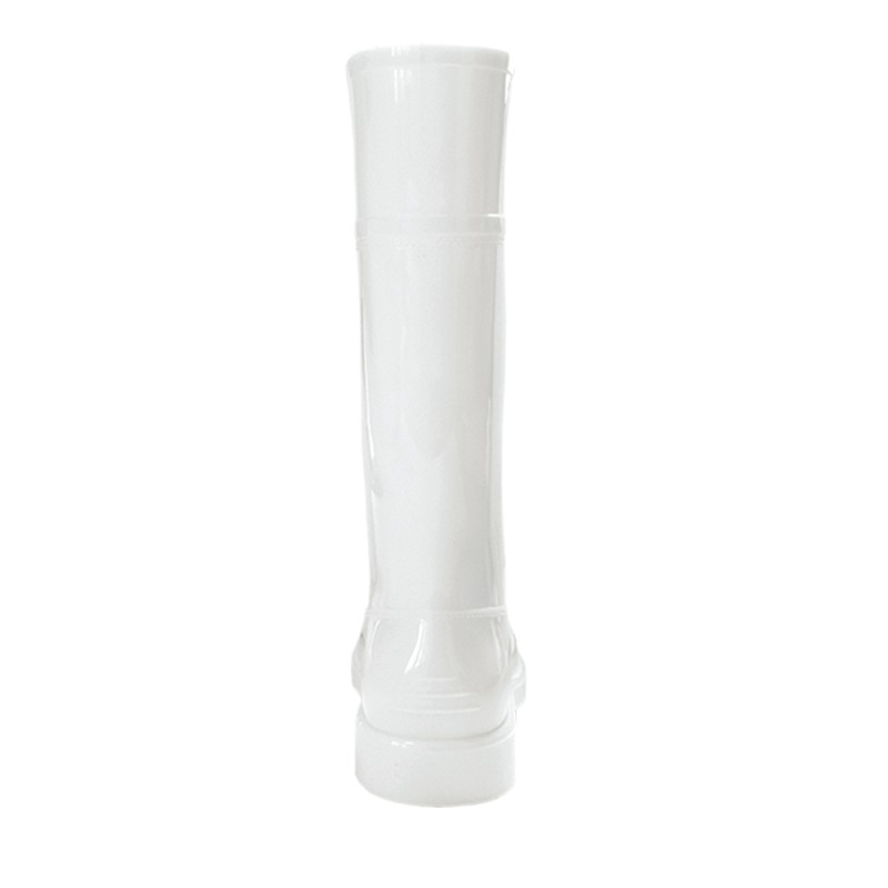 Bota antimicrobiana 100% impermeable CHARQUERA ANTIGRASA ALTA BLANCO vista posterior