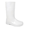 Bota antimicrobiana 100% impermeable CHARQUERA ANTIGRASA ALTA BLANCO