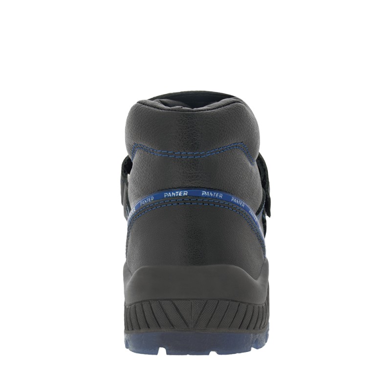 Bota de seguridad FRAGUA VELCRO PLUS S2 NEGRO PU/TPU vista posterior