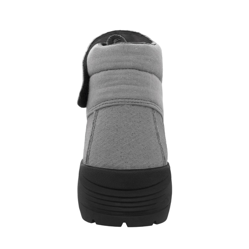 Bota de seguridad ÁCIDOS S3S GRIS vista posterior