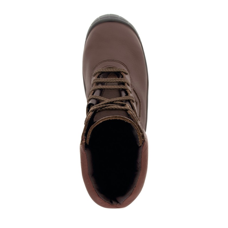 Bota de seguridad LEÓNIDAS TOTALE S3S MARRÓN 248 vista superior