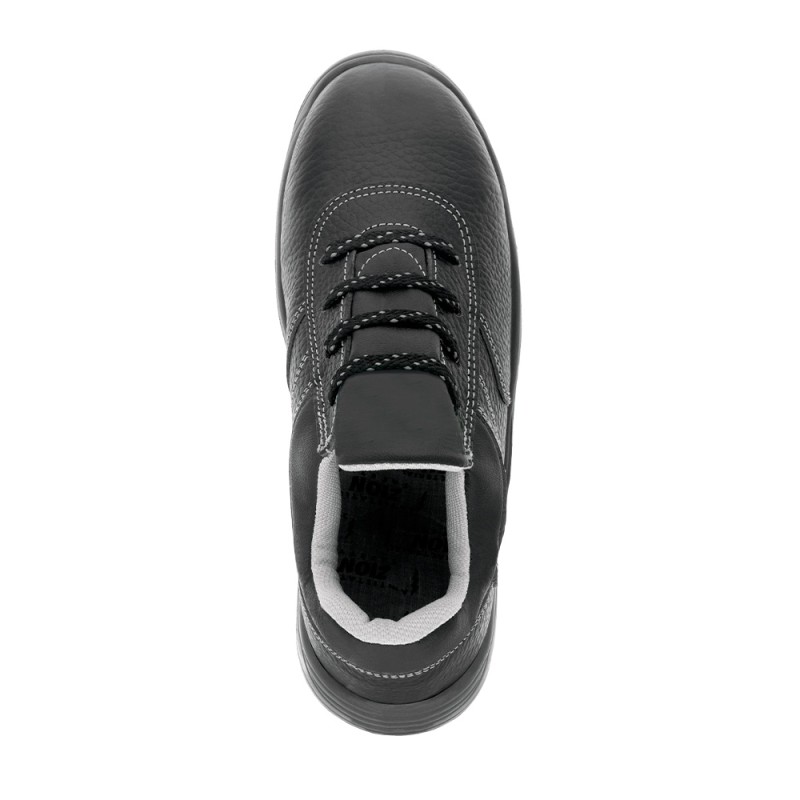 Zapato de seguridad E-ZION SUPER FERRO S3 NEGRO vista superior