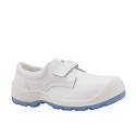 Zapato blanco antimicrobiano DIAMANTE VELCRO TOTALE S2 BLANCO 269