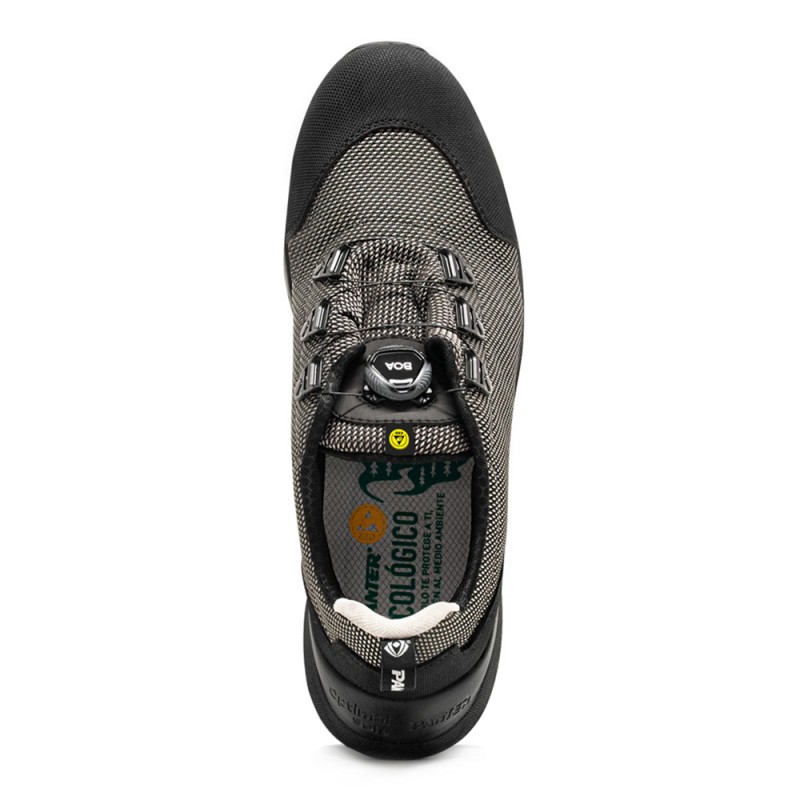 Calzado de seguridad EXCELLENCE S3S NEGRO BOA® ESD vista superior