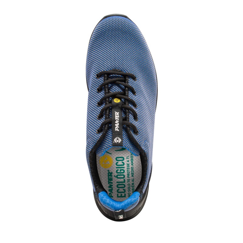 Deportivo de seguridad FORZA SPORTY S3S AZUL ESD vista superior