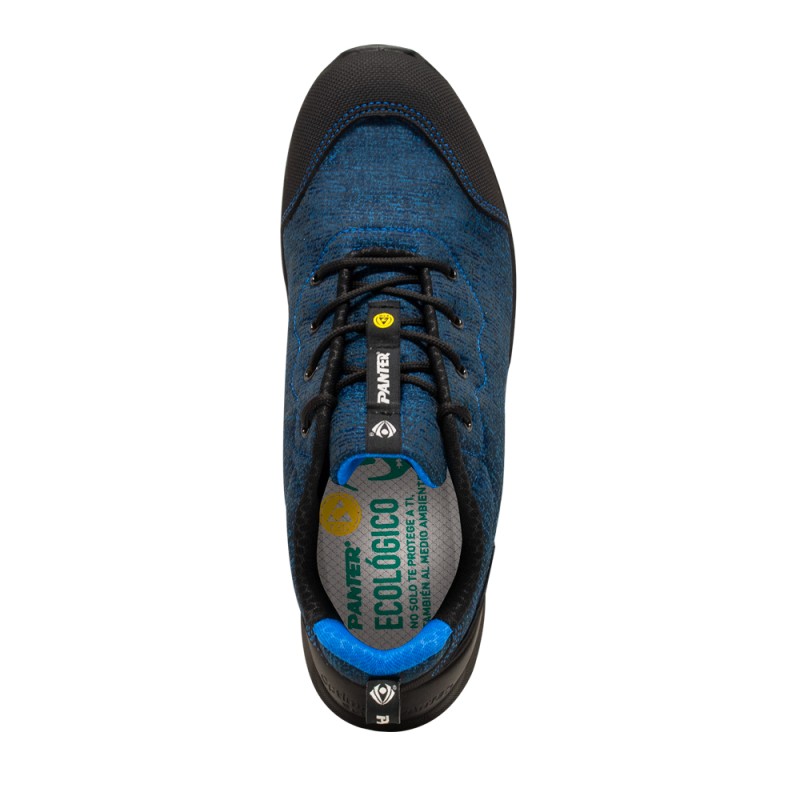Deportivo de seguridad VITA ECO S3S AZUL ESD vista superior