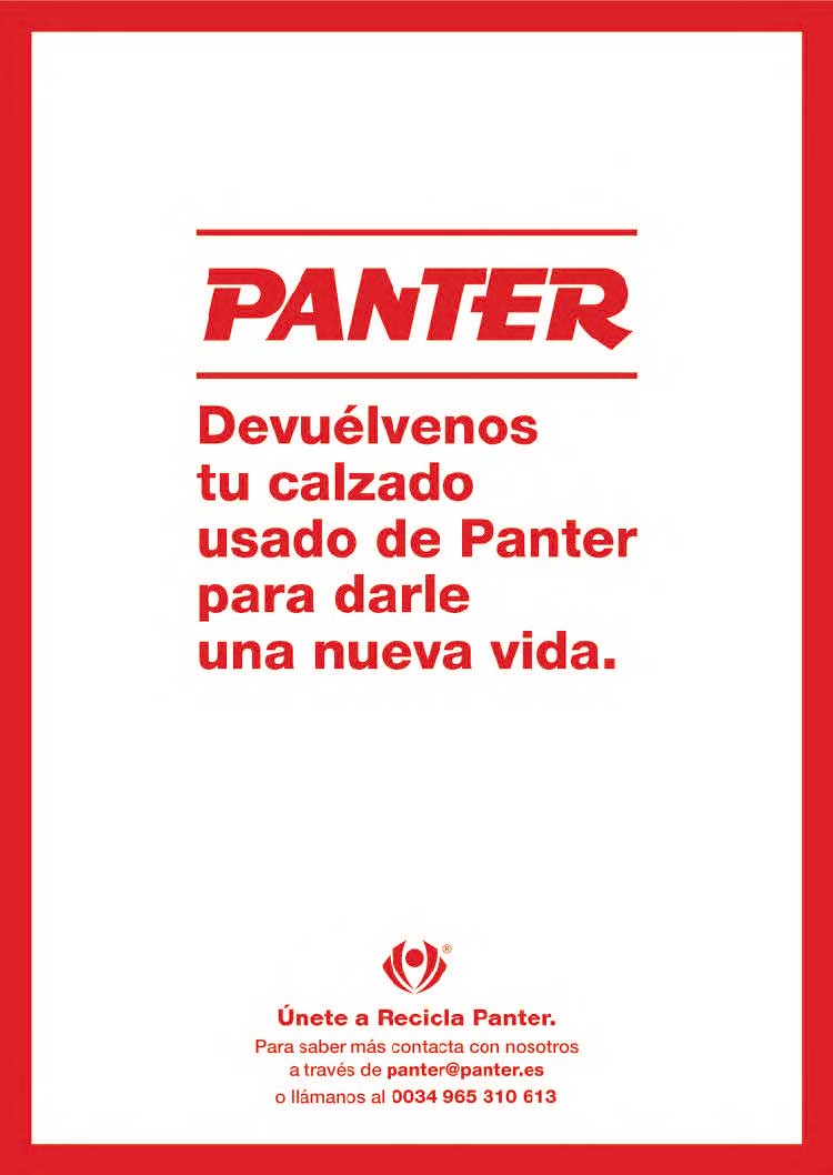 Cartel Recicla tu calzado usado