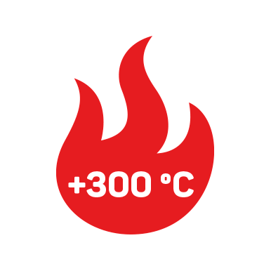 Altas temperaturas +300ºC