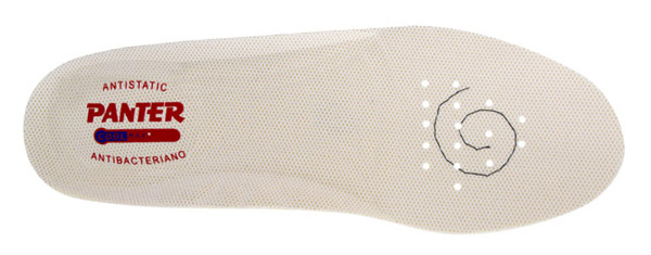 plantilla tejido coolmax antiestática y antibacteriana